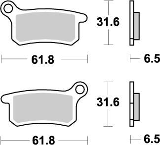 BRAKE PAD OFFROAD NITRO