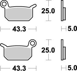 BRAKE PAD OFFROAD NITRO