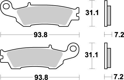BRAKE PAD OFFROAD NITRO