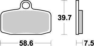 BRAKE PAD OFFROAD NITRO