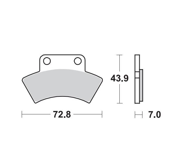BRAKE PAD ATV NITRO
