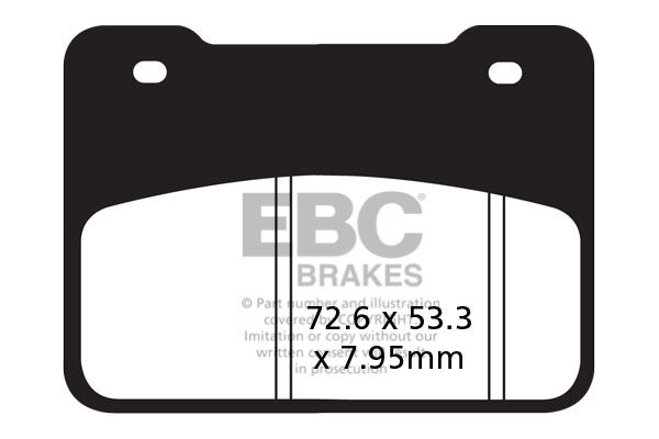 BRAKE PAD SFA-HH SERIES SINTERED METAL SCOOTER