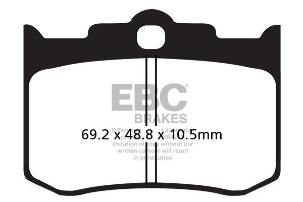 BRAKE PAD FA-HH SERIES SINTERED METAL