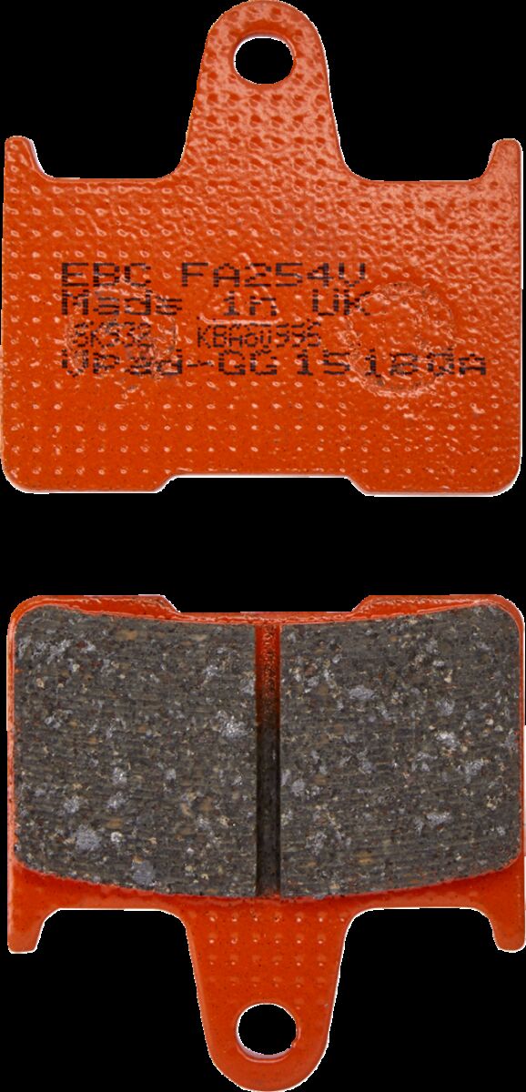 BRAKE PAD FA-V SERIES SINTERED METAL/ORGANIC COMPOUND