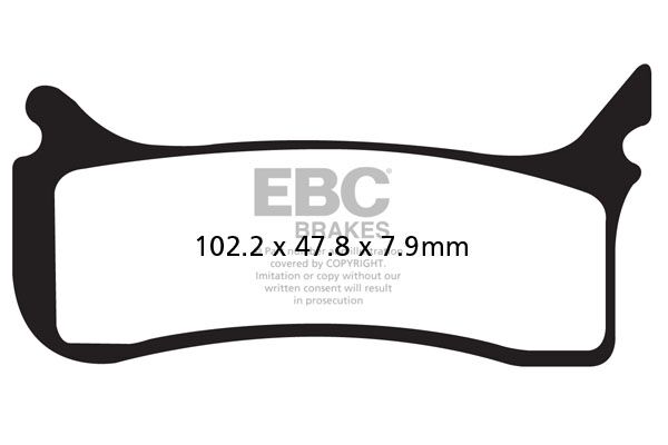 BRAKE PAD EPFA-HH SERIES SINTERED METAL