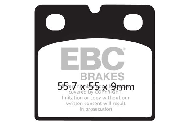 BRAKE PAD FA-V SERIES SINTERED METAL/ORGANIC COMPOUND