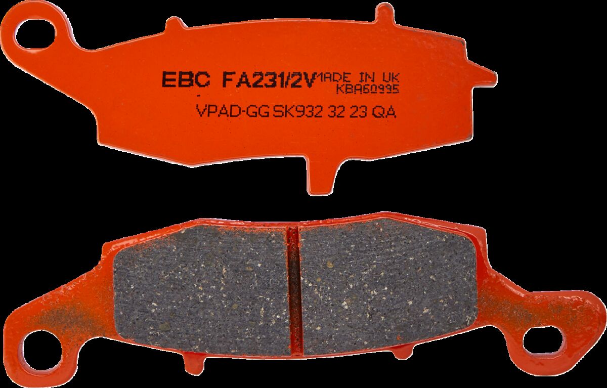 BRAKE PAD FA-V SERIES SINTERED METAL/ORGANIC COMPOUND