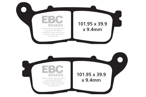 BRAKE PAD FA-HH SERIES SINTERED METAL