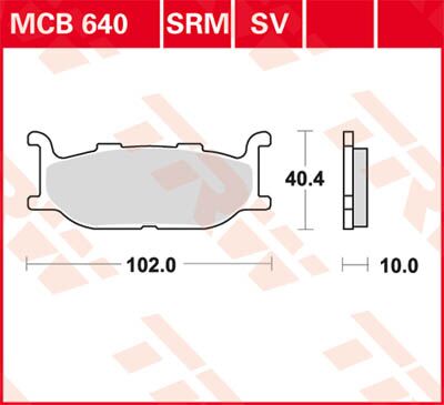 BRAKE PAD SRM SINTER SCOOTER >125