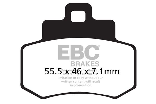 BRAKE PAD SFA-HH SERIES SINTERED METAL SCOOTER
