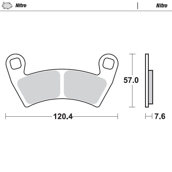 BRAKE PAD ATV NITRO