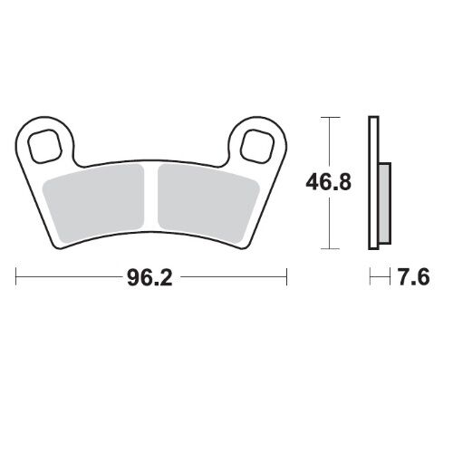 BRAKE PAD ATV NITRO