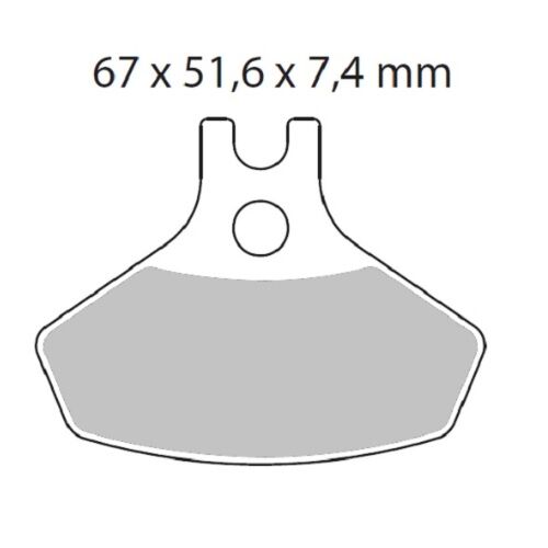 BRAKE PAD ATV NITRO