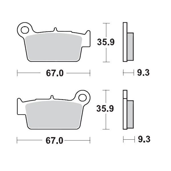 BRAKE PAD OFFROAD NITRO SPORT