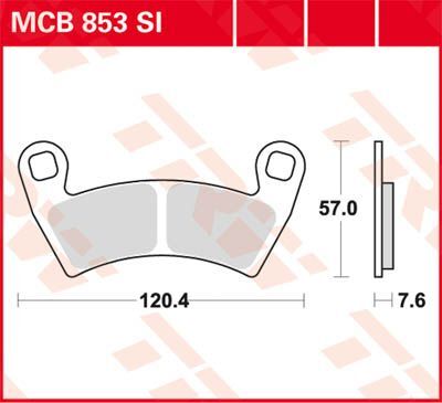 BRAKE PAD SI SINTER OFFROAD