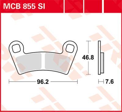 BRAKE PAD SI SINTER OFFROAD