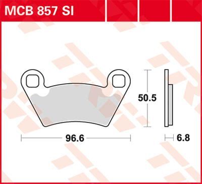 BRAKE PAD SI SINTER OFFROAD