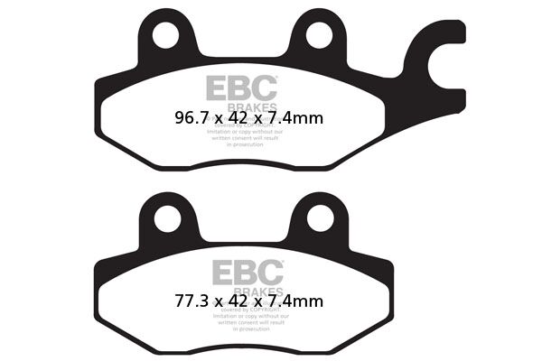 BRAKE PAD FA-HH SERIES SINTERED METAL