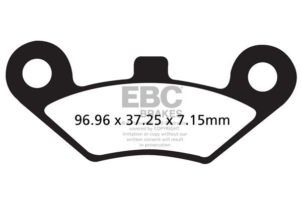 BRAKE PAD FA-R SERIES SINTERED METAL