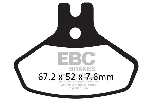 BRAKE PAD FA-R SERIES SINTERED METAL