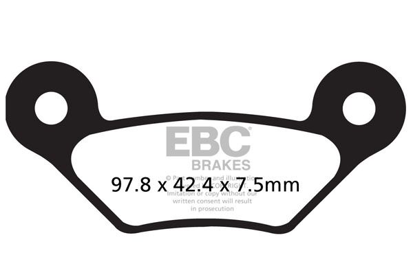 BRAKE PAD FA-R SERIES SINTERED METAL