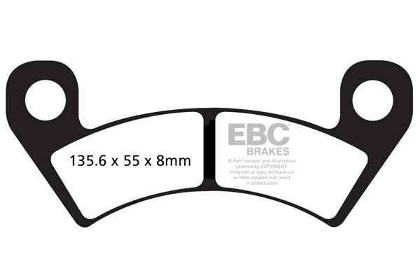BRAKE PAD FA-R SERIES SINTERED METAL