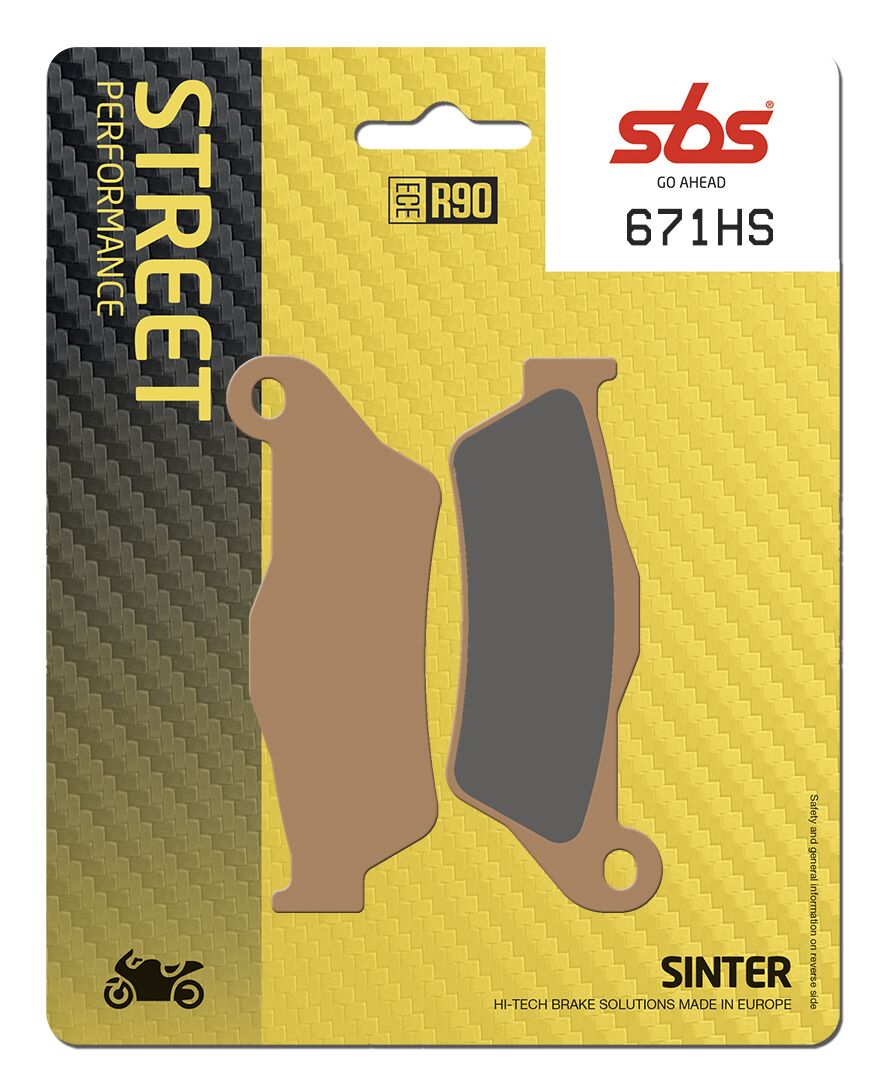 BRAKE PADS SBS 671HS