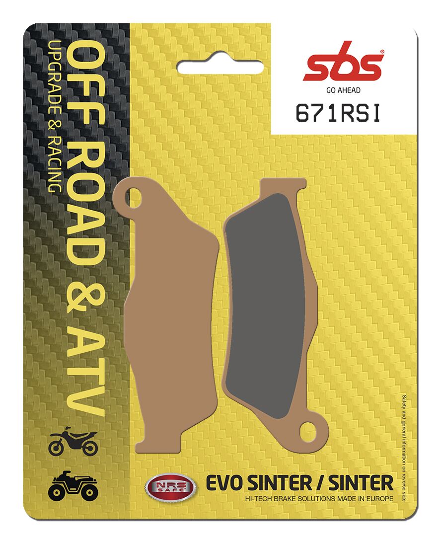 BRAKE PADS SBS 671RSI