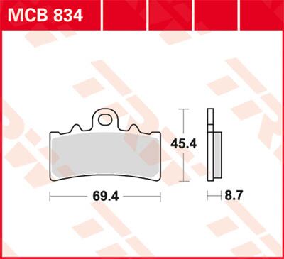 BRAKE PAD SV SINTER PERFORMANCE STREET