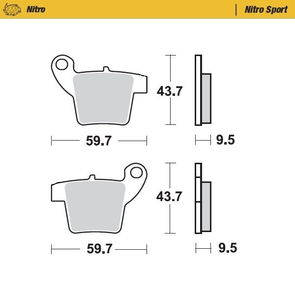 BRAKE PAD OFFROAD NITRO SPORT