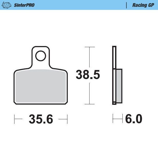 BRAKE PAD OFFROAD SINTER PRO RACING GP