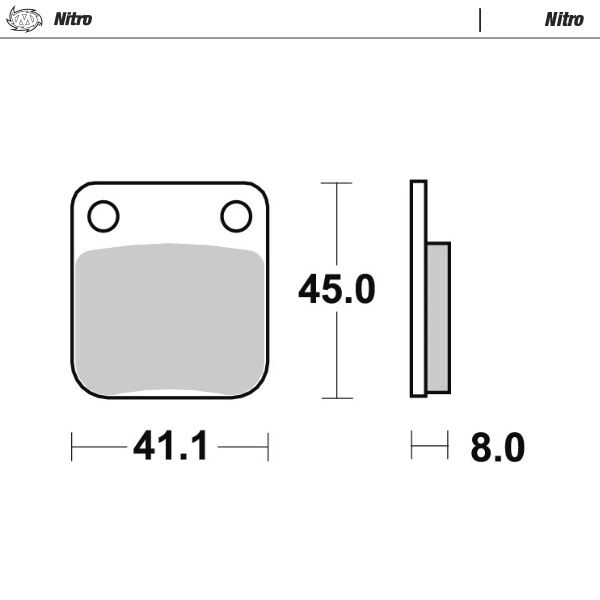 BRAKE PAD OFFROAD NITRO