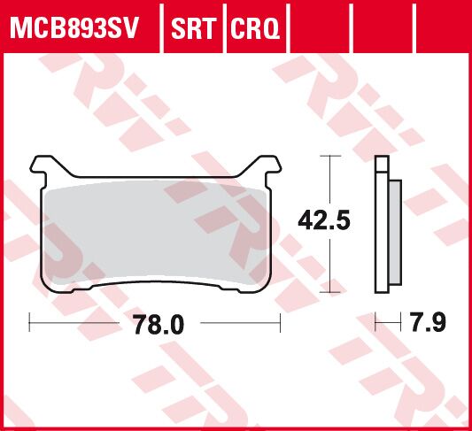 CRQ HYPER-CARBON BRAKE PADS