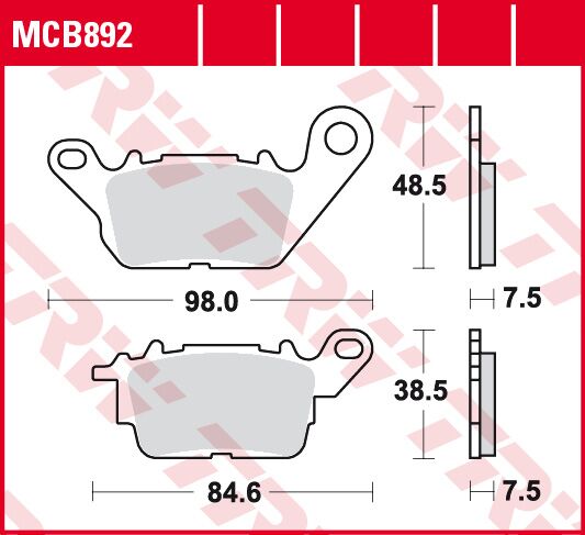EC ORGANIC BRAKE PADS WITH ABE