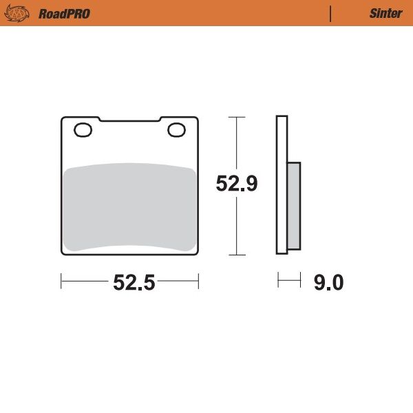 BRAKE PAD ROADPRO SINTER