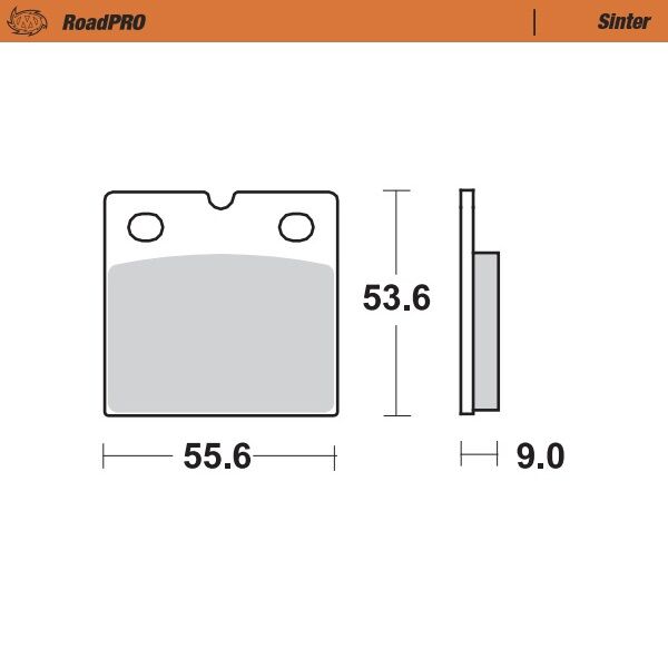 BRAKE PAD ROADPRO SINTER