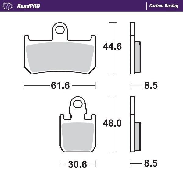 BRAKE PAD ROADPRO CARBON RACING