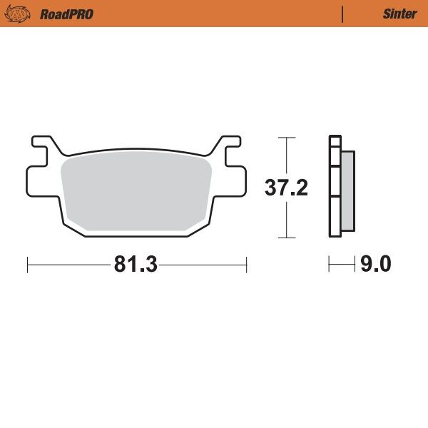 BRAKE PAD ROADPRO SINTER SCOOTER