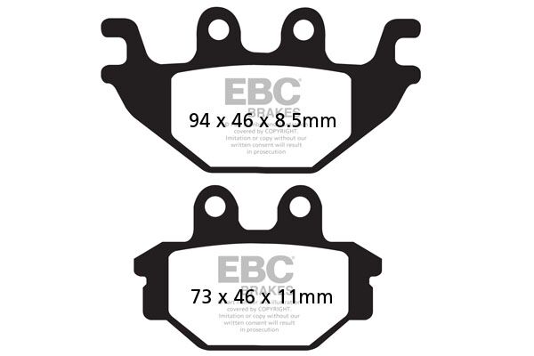 BRAKE PAD FA-HH SERIES SINTERED METAL