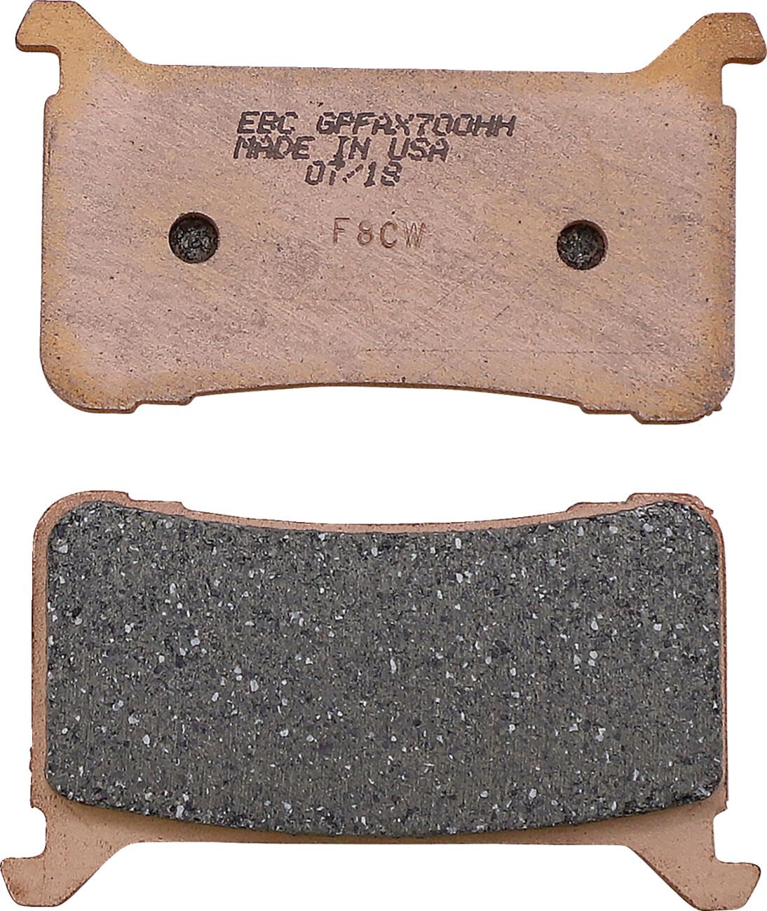 BRAKE PAD GPFA SERIES SINTERED METAL RACE