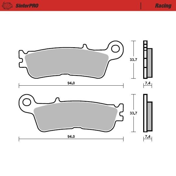 BRAKE PAD SINTERPRO RACING