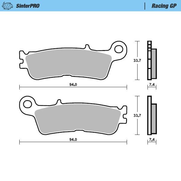 BRAKE PAD SINTERPRO RACING GP