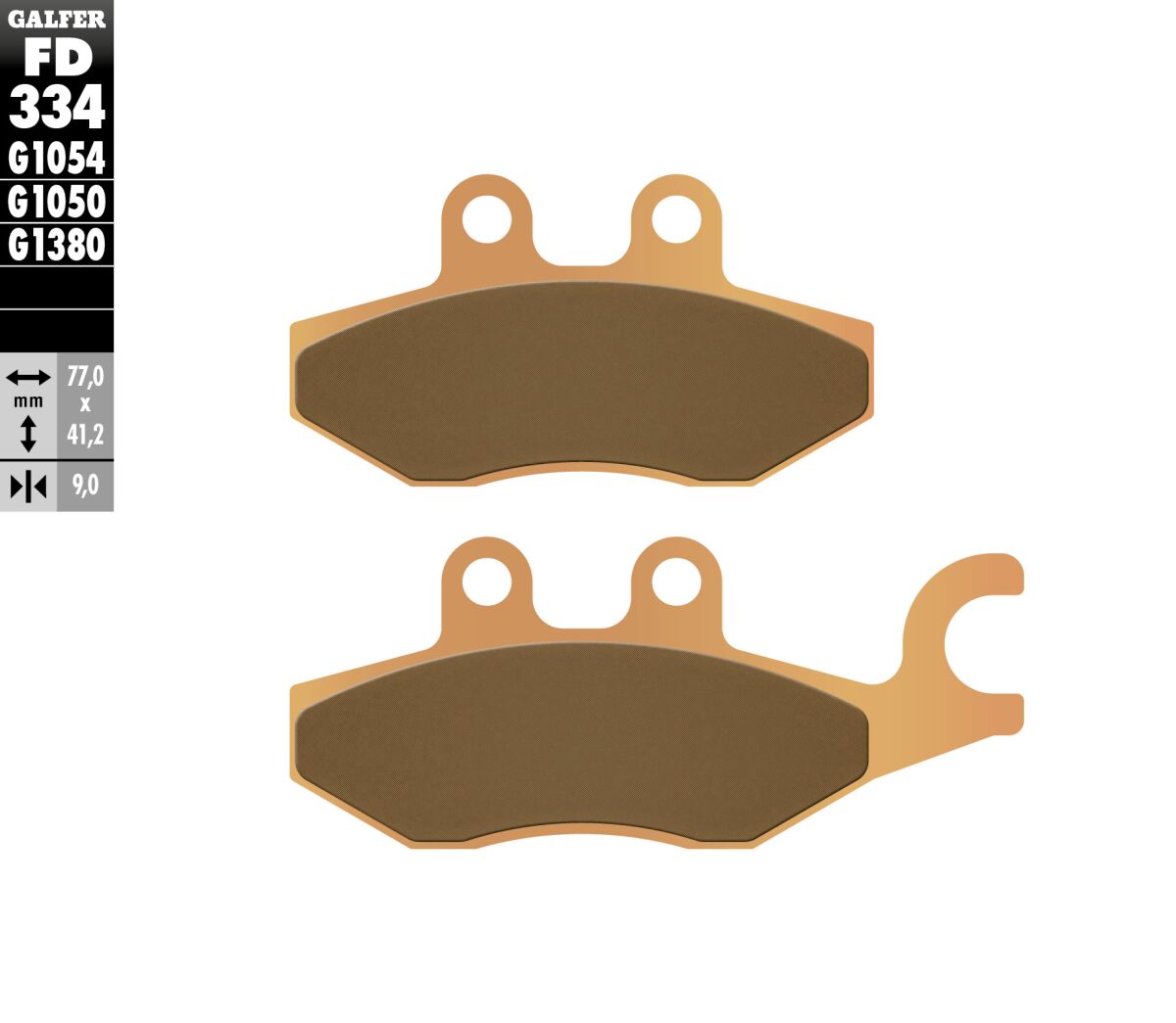 BRAKE PAD SCOOTER SINTER