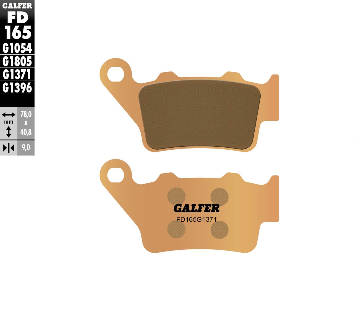 BRAKE PAD STREET SINTER