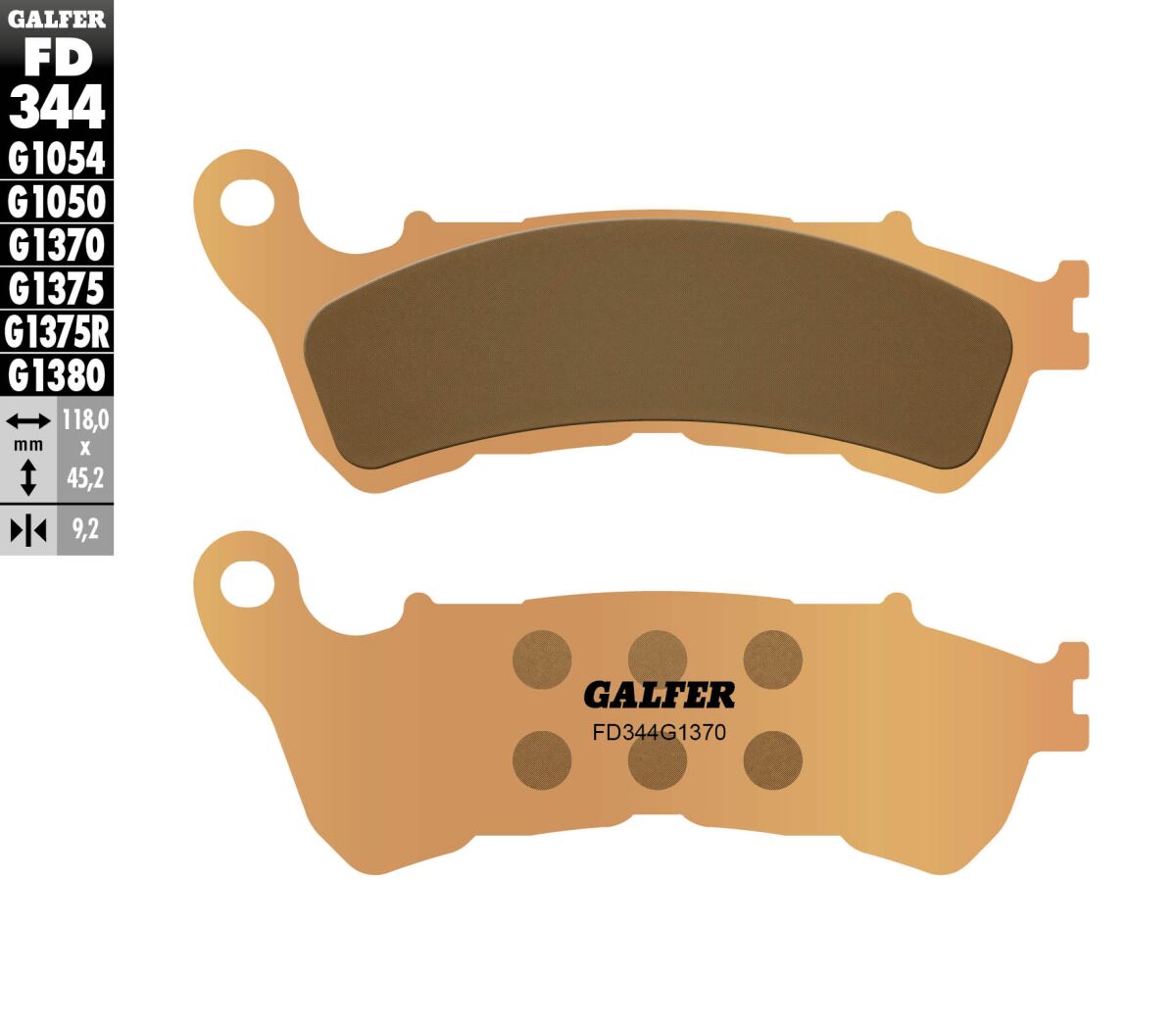 BRAKE PAD STREET SINTER