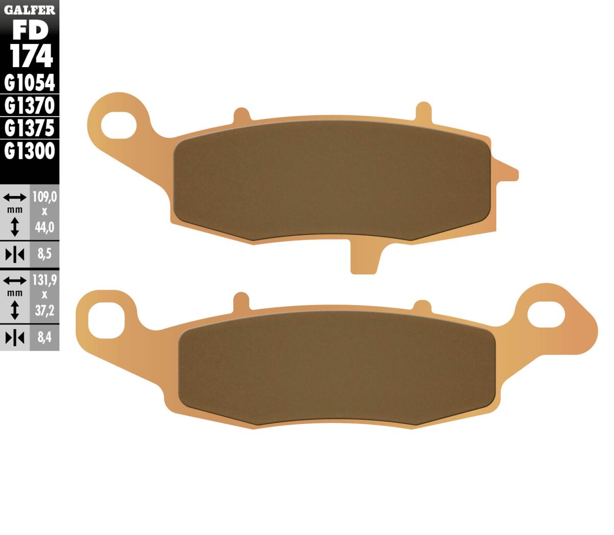 BRAKE PAD SPORT SINTER
