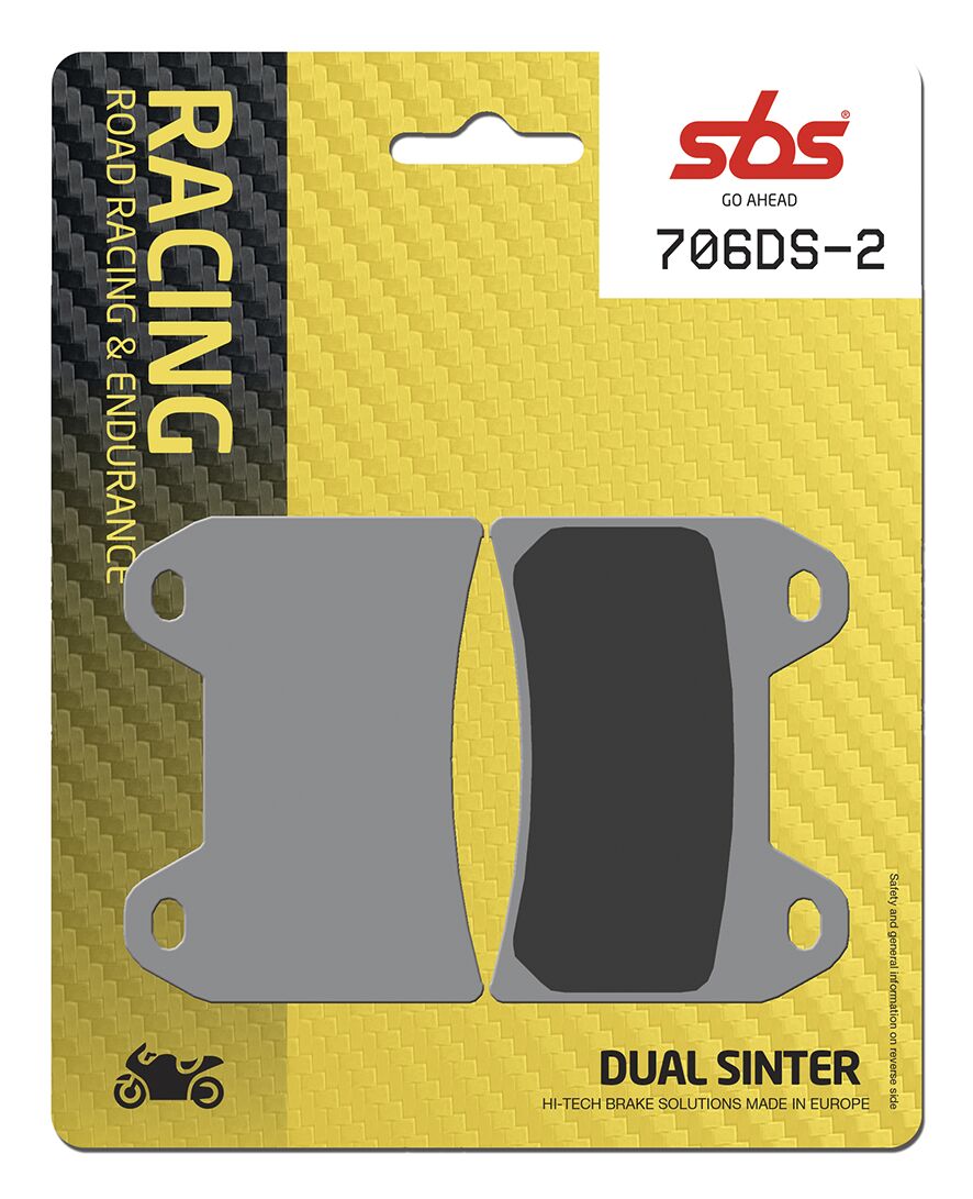 Brake Pads Dual Sinter Road Racing Dynamic Racing Concept Hi-Tech
