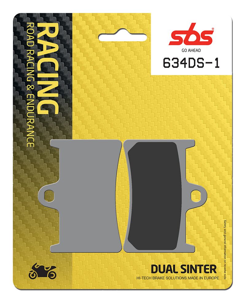 BRAKE PAD DUAL SINTER DYNAMIC RACING CONCEPT, WITH AGGRESSIVE BITE