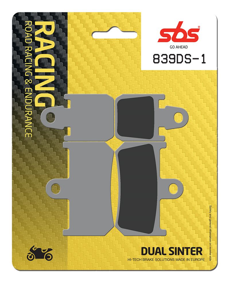 BRAKE PAD DUAL SINTER DYNAMIC RACING CONCEPT