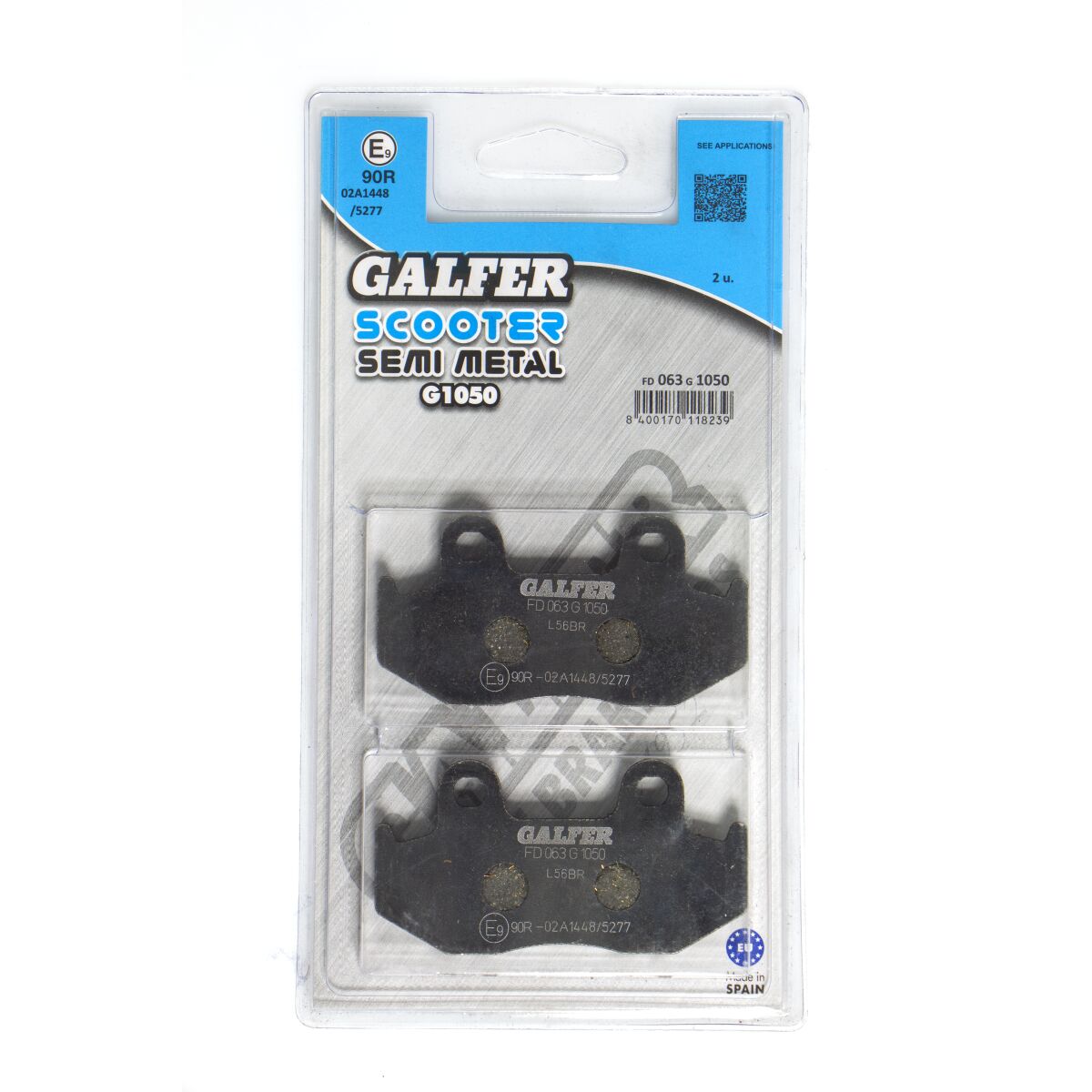 BRAKE PAD SEMI METALLIC SCOOTER